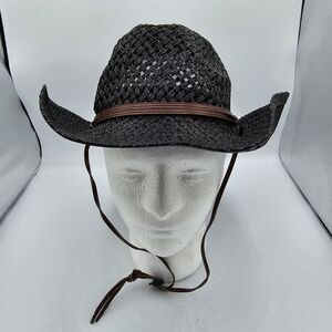 Men’s Simplicity Cowboy Straw Hat Size One Size Fits Most Brand New With Tags